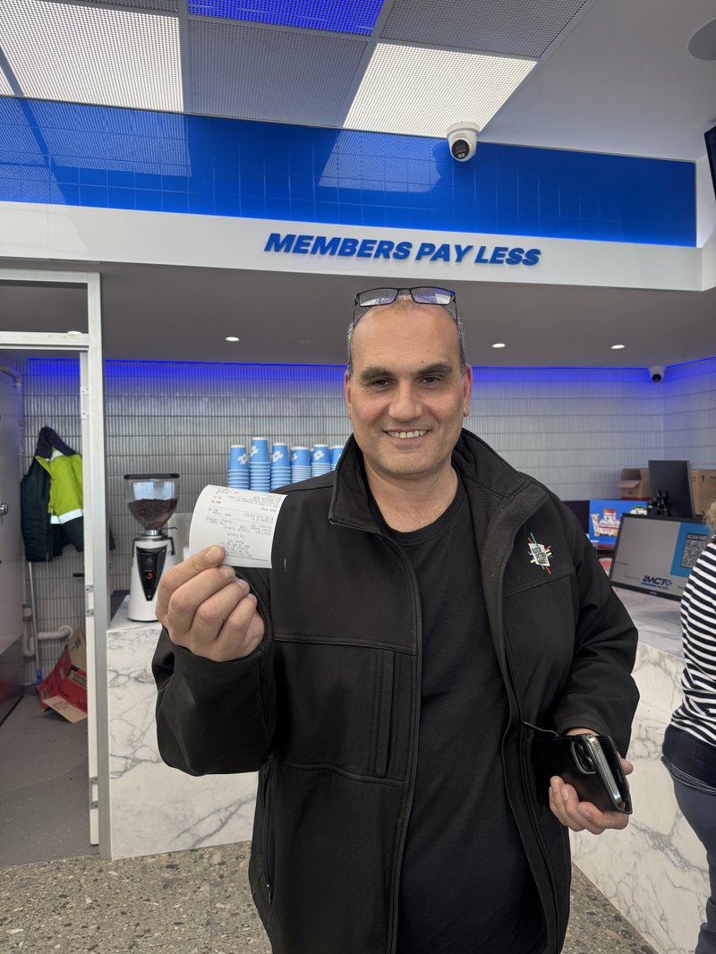Verified LMCT+ Petrol member with fuel receipt